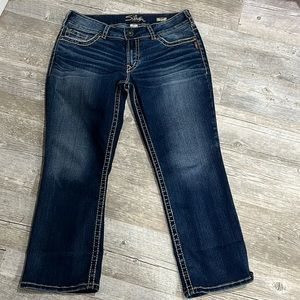 SILVER JEANS CO. Suki Capri EUC